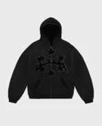 Divin By Divin Dark Stars Zip Hoodie 1.webp