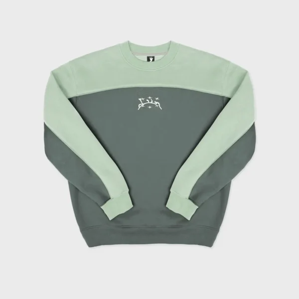 Divin By Divin Green Wavy Crewneck 1.webp