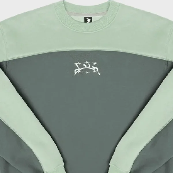 Divin By Divin Green Wavy Crewneck 2.webp