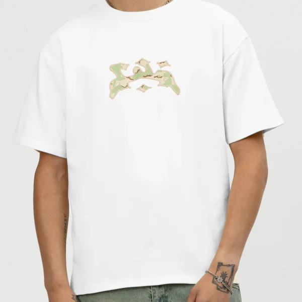 Divin By Divin White Camo T Shirt 3.webp