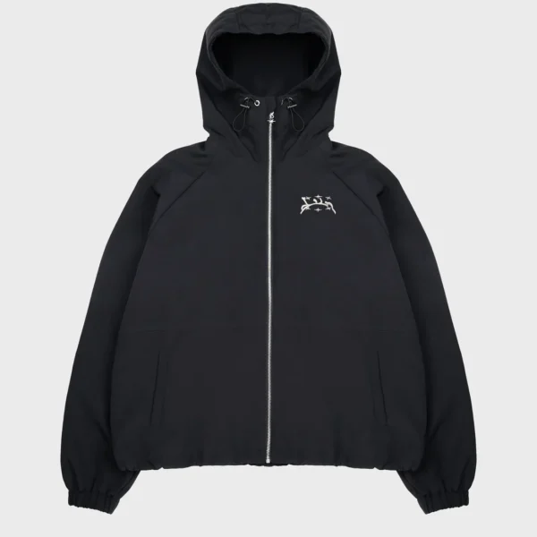 Divin by Divin Black Windbreaker Jacket 1.webp