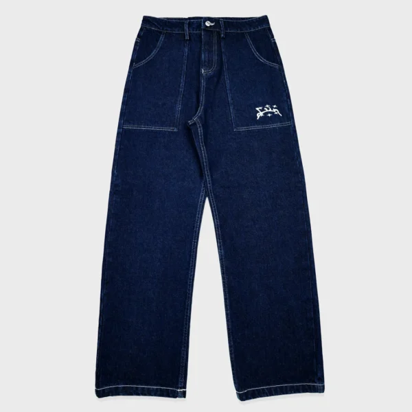 Divin by Divin Raw Blue Denim Pants 1.webp